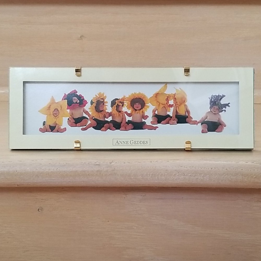 Anne Geddes Sunflower Framed Photo with Stand